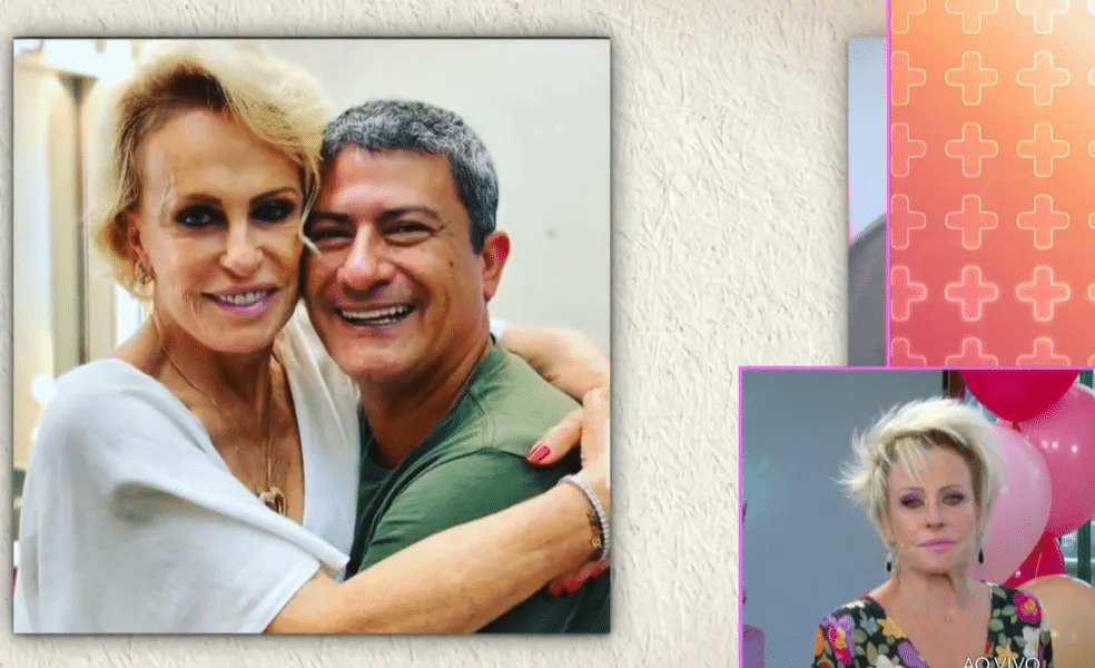 Ana Maria Braga e Tom Veiga, o Louro José. (Foto: Reprodução/Globo)