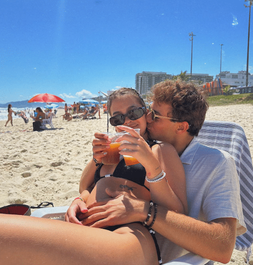 Mel Maia e João Maria Pereira, seu namorado. (Foto: Reprodução/Instagram)