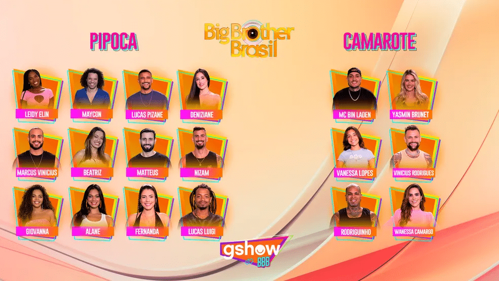 Conheça os participantes do BBB 24. (Foto: Divulgação/TV Globo)